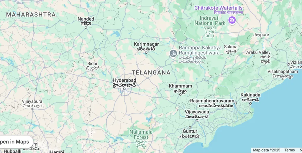 Location of Sukma Chhattisgarh